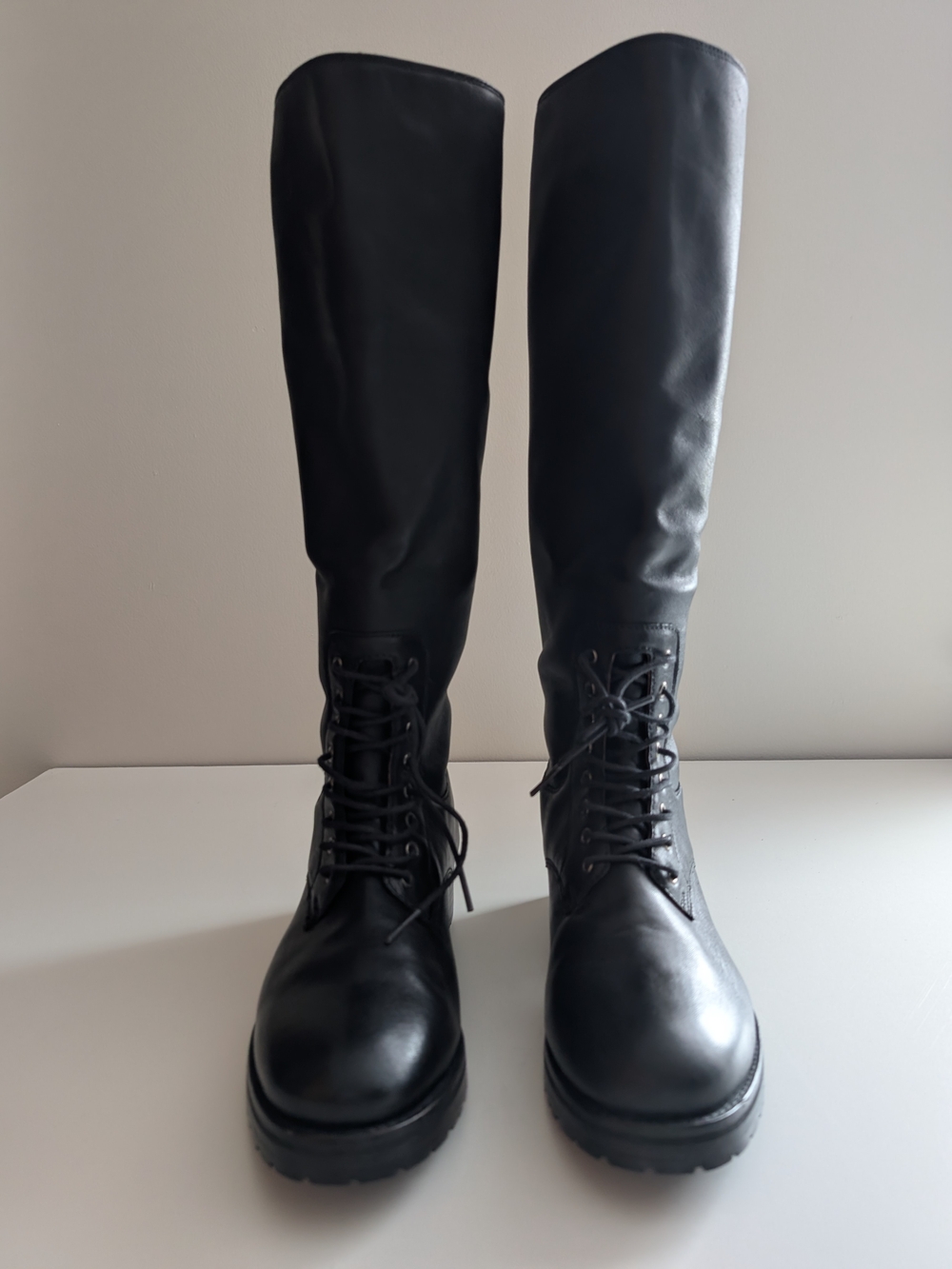 FRYE MELISSA LUG BLACK